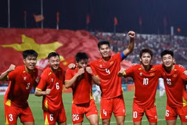 U22 players gather for SEA Games campaign on November 23 in Vung Tau, HCM City. (Photo courtesy of VFF)