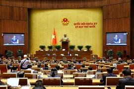At the 10th session of the 15th National Assembly (Photo: VNA)