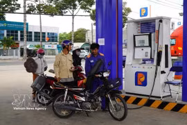 A refilling station of Petrolimex (Photo: VNA)