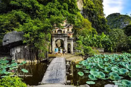 Bich Dong Pagoda, one of the filming locations featured in the music video of Secret Garden (Photo: VNA) 