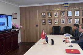 Vietnamese Ambassador to Australia Pham Hung Tam attends the announcement ceremony. (Photo: VNA)