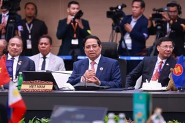 Prime Minister Pham Minh Chinh speaks at the 5th ASEAN – Australia Summit in Kuala Lumpur on October 28. (Photo: VNA)