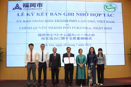 Delegates at the MoU signing ceremony (Photo: VNA)