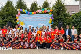 Participants in the 4th Vietnamese Language Summer Camp (Photo: VNA)