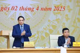 Prime Minister Pham Minh Chinh speaks at the second meeting of the National Steering Committee for building the private economic sector development project (Photo: VNA) 