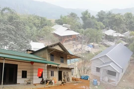 The number of newly built and repaired homes increases day by day (Photo: VNA)