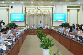 An overview of Ho Chi Minh City's conference reviewing socio-economic development in 2025 and outlining tasks for 2026. (Photo: VNA)