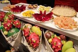 Vietnamese fruits introduced to German consumers (Photo: VNA)