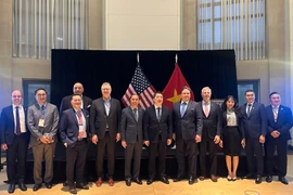 Delegates attending the Connect with Vietnam event (Photo: VNA)