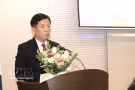 Vietnamese Ambassador to the RoK Vu Ho speaks at the seminar. (Photo: VNA)