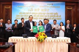 Leaders of the Tay Ninh provincial People’s Committee and Thanh Thanh Cong – Bien Hoa JSC (TTC AgriS) sign an MoU on comprehensive agricultural cooperation. (Photo: VNA) 