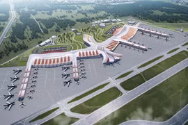 A perspective of Phu Quoc International Airport (Photo: Sun Group)