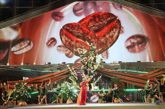 Buon Ma Thuot Coffee Festival wraps up on March 13. (Photo: VNA) z6406593571073-1b4077ad07733e4870282de8749a6bdf.jpg