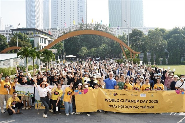 World Cleanup Day 2025, the world’s largest civic action campaign tackling global waste, kicked off in Hanoi on September 20. (Photo Courtesy of the organisers)