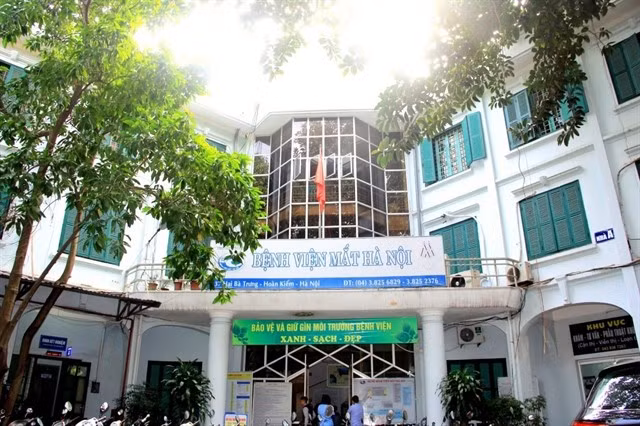The city’s public Eye Hospital is currently located on Hai Ba Trung street in Hoan Kiem district. (Photo: VNA)