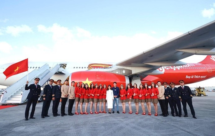 Crew member of Vietjet (Photo: Vietjet)