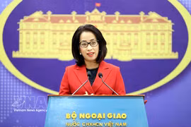 Spokesperson of the Ministry of Foreign Affairs Pham Thu Hang (Photo: VNA)