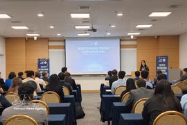 The 5th International Conference on the Intelligence of Things held at Sejong University in Seoul, the Republic of Korea (Photo: VNA)