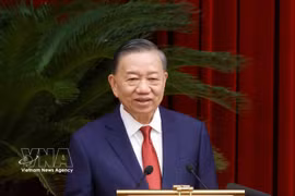General Secretary of the Party Central Committee and President To Lam delivers the closing remarks at the fourth meeting of the 14th Communist Party of Vietnam Central Committee on October 8, 2026. (Photo: VNA)