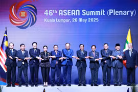 Leaders at the plenary session of the 46th ASEAN Summit in Kuala Lumpur on May 26 (Photo: VNA)