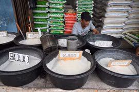 Rice for sale in Jakarta, Indonesia (Photo: AFP/VNA)