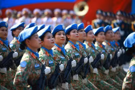 Most National Assembly deputies agree on the necessity of enacting the law to improve the legal framework for Vietnam’s involvement in UN peacekeeping missions. (Photo: VNA)