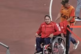 Nguyen Thi Ngoc Thuy have brought home bronze medals in the women's discus throw F54 event and javelin throw F52/F53/F54 combined category at the 5th Asian Para Games in Japan. (Photo: Vietnam’s para sports delegation)