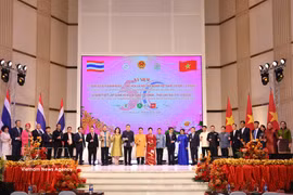 The ceremony marking Vietnam's 81st National Day anniversary in Khon Kaen province, Thailand, on August 29 (Photo: VNA)