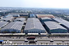 A view of the Vietnam–Singapore Industrial Park in Ho Chi Minh City (Photo: VNA)
