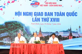 The 18th national conference of the Vietnam–Russia Friendship Association takes place in Ninh Binh province on July 18, 2026. (Photo: VNA)