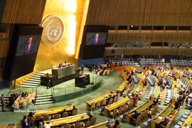General Secretary of the Communist Party of Vietnam Central Committee and President To Lam addresses the high-level General Debate of the 81st session of the United Nations General Assembly in New York on September 22, 2026. (Photo: VNA)