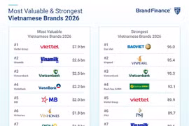 Brand Finance's Vietnam 100 2026 report ranks the country's most valuable and strongest brands. (Photo courtesy of Brand Finance)