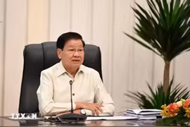 Party General Secretary and President of Laos Thongloun Sisoulith (Photo: VNA)