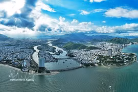Part of Khanh Hoa province in central Vietnam (Photo: VNA)