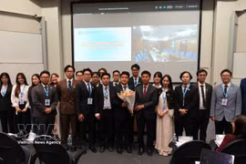 The Executive Committee of the Vietnamese Students' Association in Australia (SVAU) for 2026–2028 (Photo: VNA)