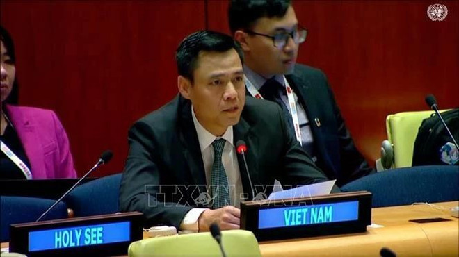 Ambassador Dang Hoang Giang, Permanent Representative of Vietnam to the United Nations. (Photo: VNA) ambassador-dang-hoang-giang-10.jpg