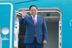 Prime Minister Pham Minh Chinh leaves Hanoi in the early morning of June 24 for the 16th Annual Meeting of the New Champions of the World Economic Forum (WEF) in Tianjin and a working visit to China. (Photo: VNA)
