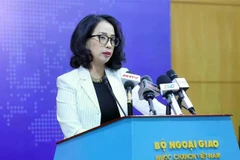 Spokeswoman of the Vietnamese Ministry of Foreign Affairs Pham Thu Hang. (Photo: VNA)