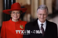 Belgian King Philippe and Queen Mathilde. (File photo: AFP/VNA)