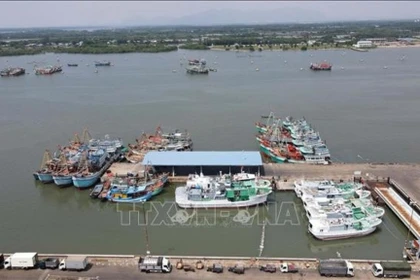 Cat Lo Fishing Port in Phuoc Thang ward, Ho Chi Minh City. (Photo: VNA)