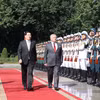 State President hosts welcome ceremony for King Abdullah II of Jordan