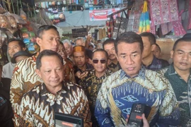 Indonesian Minister of Agriculture, Andi Amran Sulaiman, during his visit to Palembang, South Sumatra, on September 5, 2025. (Photo: ANTARA)