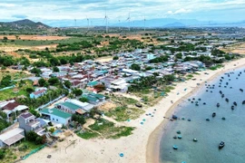 An area designated for the Ninh Thuan nuclear power project in Khanh Hoa province. (Photo: VNA)