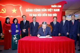 Exhibition on national Party congresses opens in Hanoi