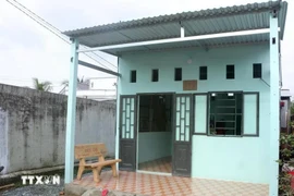 A new house for a Khmer family in Soc Trang province. (Photo: VNA)