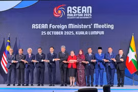 Delegates at the ASEAN Foreign Ministers’ Meeting (Photo: VNA)