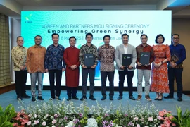 V-GREEN collaborates with Chargecore, Chargepoint, Amarta Group, and CVS to implement a project with a total investment of up to 300 million USD. (Photo: vinfastauto)