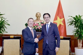 Deputy Minister of Foreign Affairs Do Hung Viet (R) and Sean Kotaro O’Neill, Senior Bureau Official for the Department of State's Bureau of East Asian and Pacific Affairs of the US. (Photo: VNA)