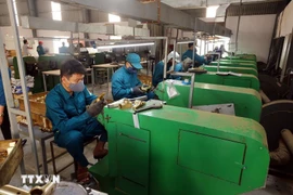 A production line at the TDV Vietnam Manufacturing and Trading Group Co., Ltd, located in the VSIP Nghe An Industrial Park. (Photo: VNA)