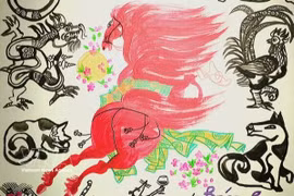 Vietnamese artist spends half a century painting sacred horses